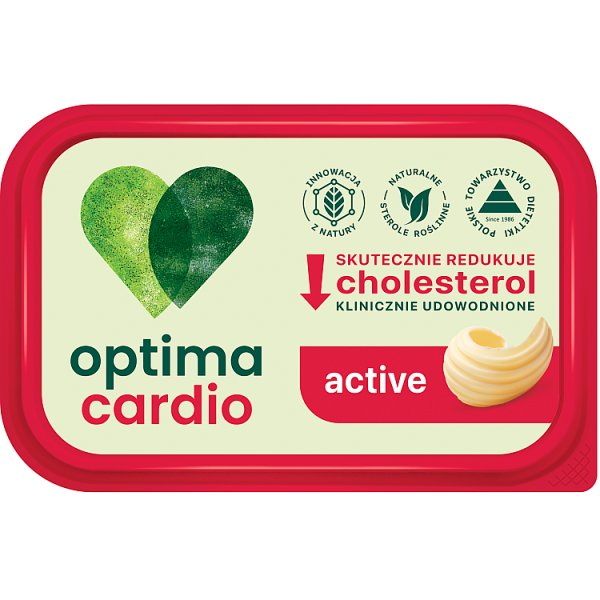 Optima Cardio Active Tłuszcz roślinny do smarowania z dodatkiem steroli roślinnych 400 g