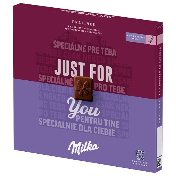 Milka Czekoladki mleczne z nadzieniem kakaowym 110 g