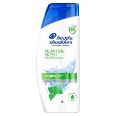Head & Shoulders Menthol Fresh Szampon Przeciwłupieżowy 400 ml.Zwalcza Nadmiar Sebum i Swędzenie