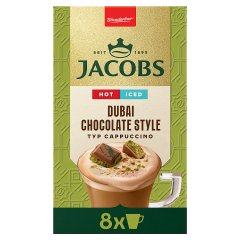 Jacobs Dubai Chocolate Style Rozpuszczalny napój kawowy typ cappuccino 120 g (8 x 15 g)