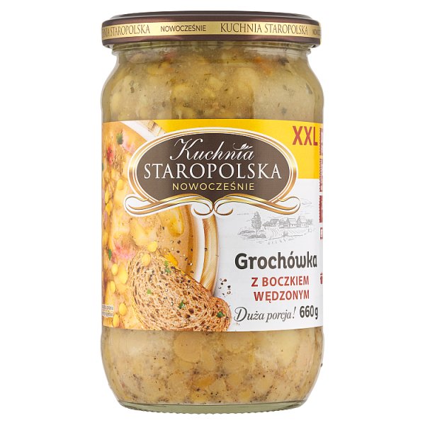 Kuchnia Staropolska XXL Grochówka z boczkiem wędzonym 660 g