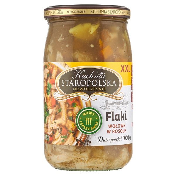 Kuchnia Staropolska XXL Flaki wołowe w rosole 700 g
