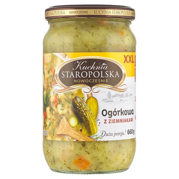 Kuchnia Staropolska XXL Ogórkowa z ziemniakami 660 g