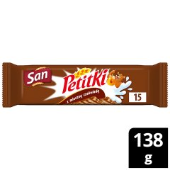 San Petitki herbatniki oblane czekoladą mleczną - 138 g