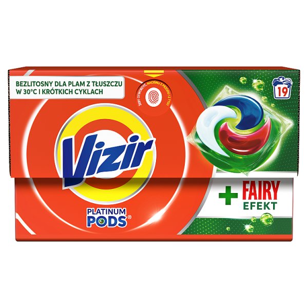 Vizir + Fairy Effect PODS Kapsułki Do Prania,, 19 Prań