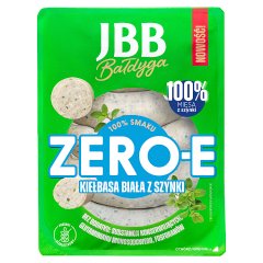 JBB Bałdyga Zero-E Kiełbasa biała z szynki 350 g