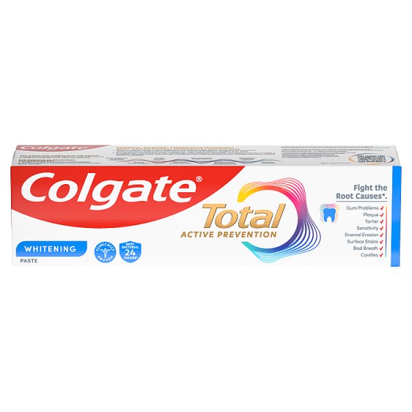 Colgate Total Whitening multiochronna pasta do zębów z fluorem, miętowa 75 ml
