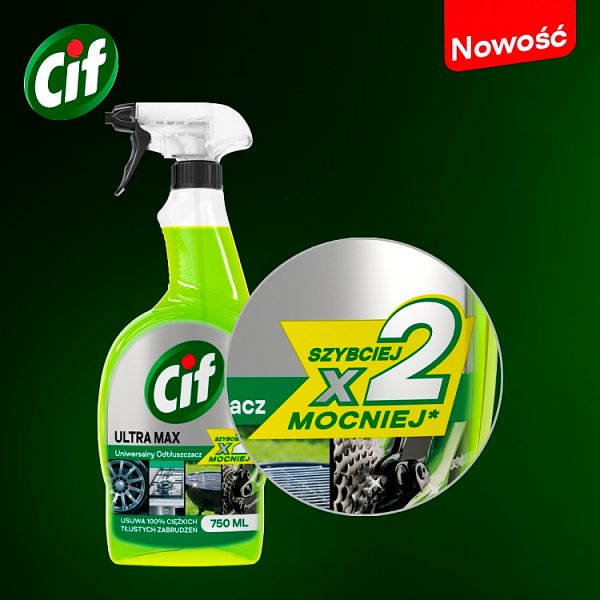 Cif Ultra Max Uniwersalny odtłuszczacz 750 ml