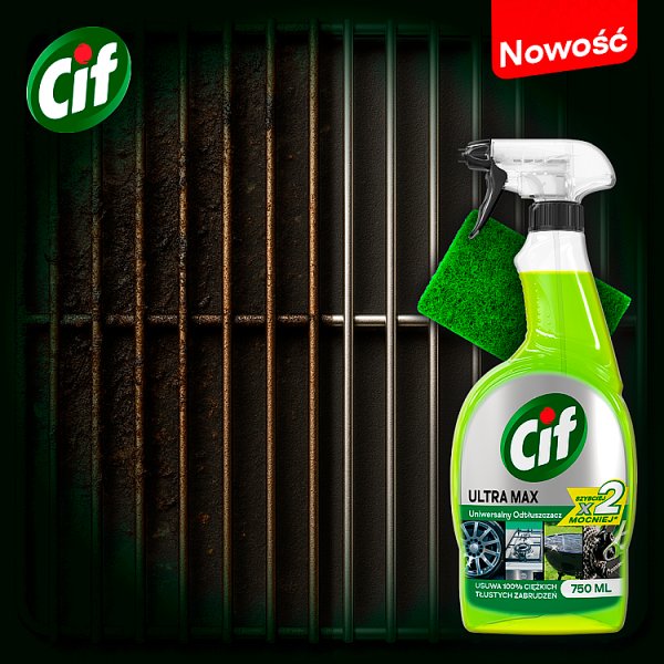 Cif Ultra Max Uniwersalny odtłuszczacz 750 ml