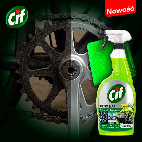 Cif Ultra Max Uniwersalny odtłuszczacz 750 ml