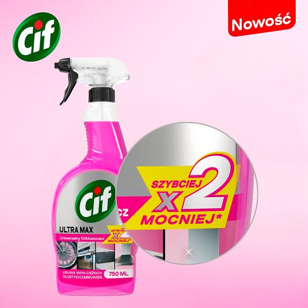 Cif Ultra Max Uniwersalny odtłuszczacz 750 ml