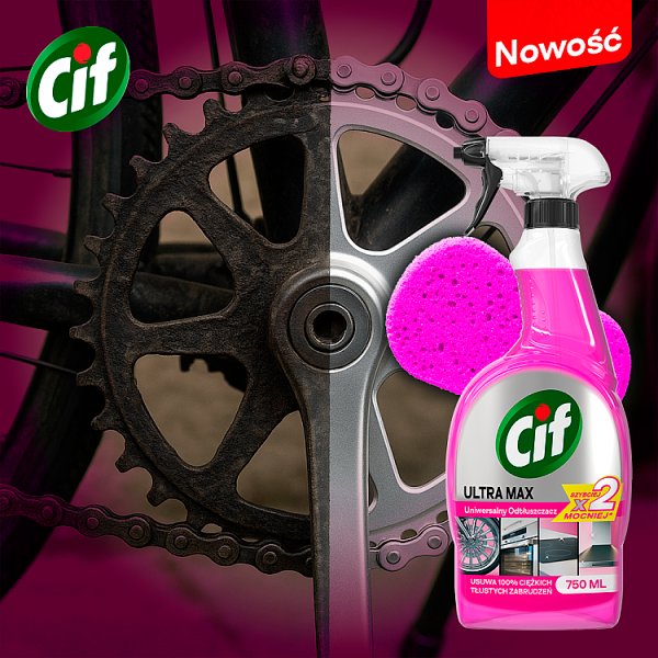 Cif Ultra Max Uniwersalny odtłuszczacz 750 ml