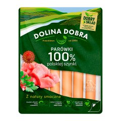 Dolina Dobra Parówki 100 % polskiej szynki 200 g