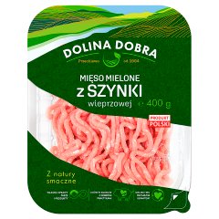 Dolina Dobra Mięso mielone z szynki wieprzowej 400 g