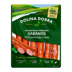 Dolina Dobra Śniadaniowa kiełbaska kabanos 200 g