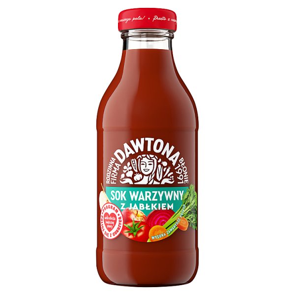 Dawtona Sok warzywny z jabłkiem 300 ml