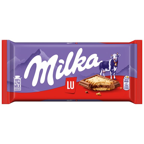 Milka Czekolada mleczna z ciasteczkami LU 87 g