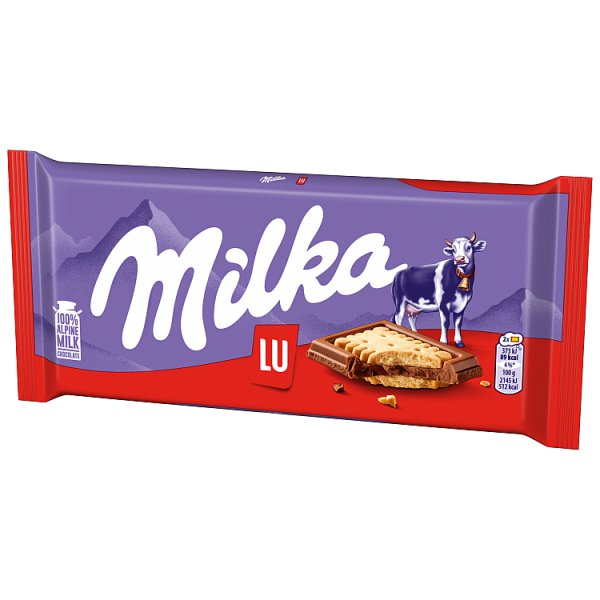 Milka Czekolada mleczna z ciasteczkami LU 87 g