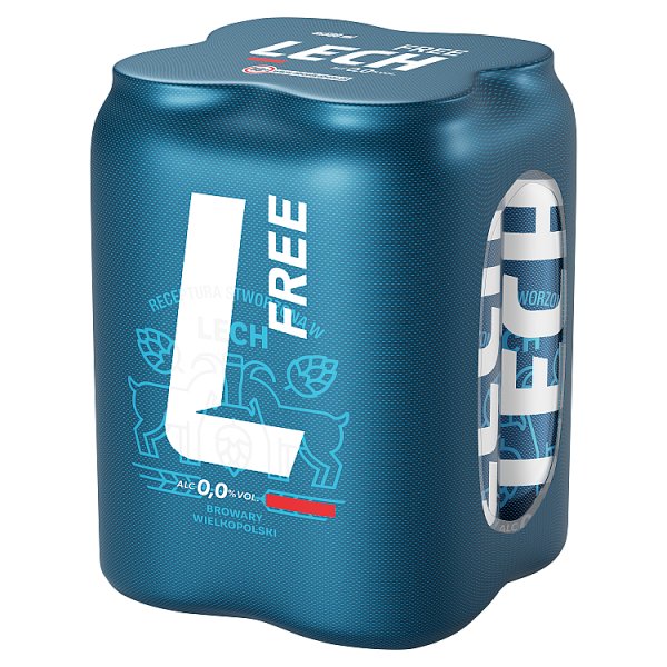 Piwo Lech Free 0,0% 4x500ml puszka doliczana jest kaucja 2 zł