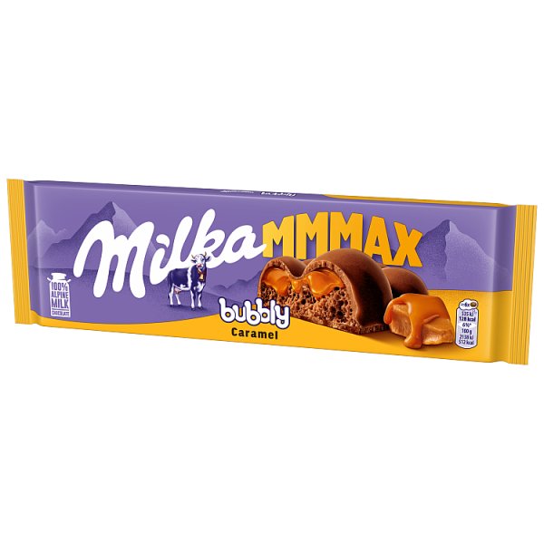 Milka Mmmax Bubbly Caramel Czekolada mleczna 250 g