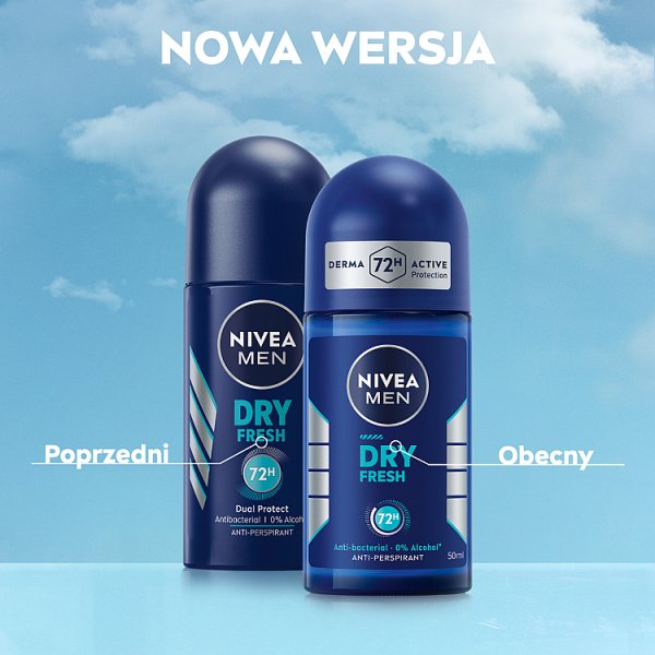 Nivea MEN DRY Fresh Antyperspirant Roll ON 50 ml