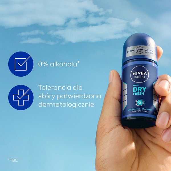 Nivea MEN DRY Fresh Antyperspirant Roll ON 50 ml