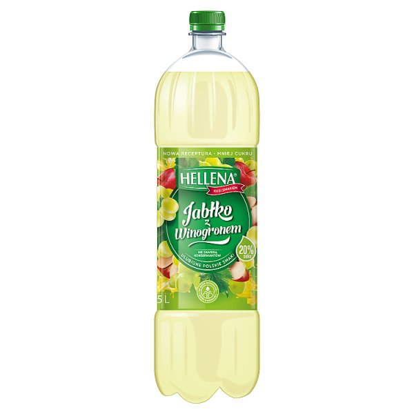 Napój ngaz Hellena jabłko z winogronem 1,75l doliczana jest kaucja 0,50 zł