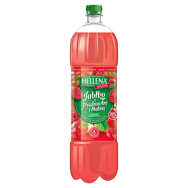 Napój ngaz Hellena jabłko z truskawką i maliną 20% soku 1,75l +kaucja 0,50 zł