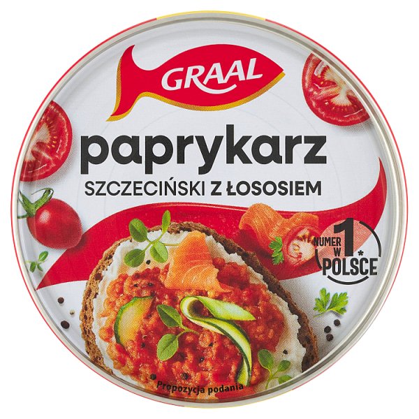 Graal Paprykarz szczeciński z łososiem 330 g