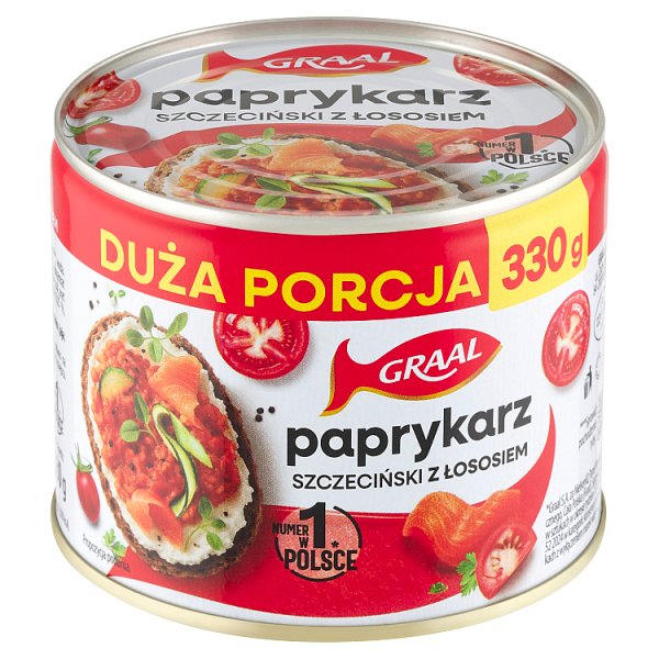 Graal Paprykarz szczeciński z łososiem 330 g