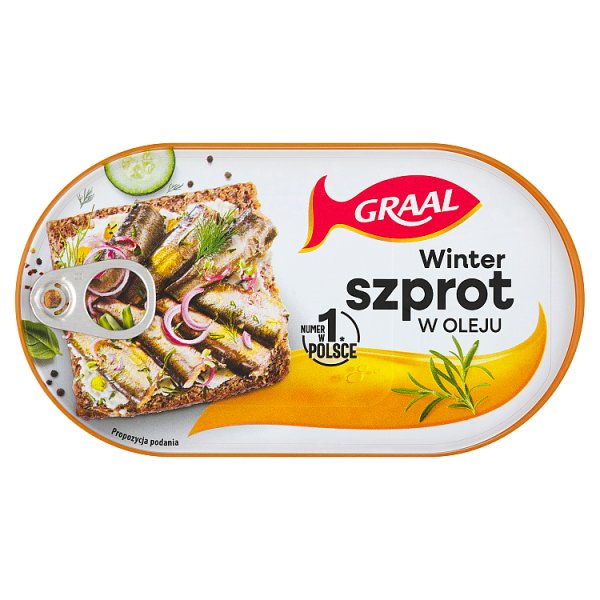 Graal Winter szprot w oleju 170 g
