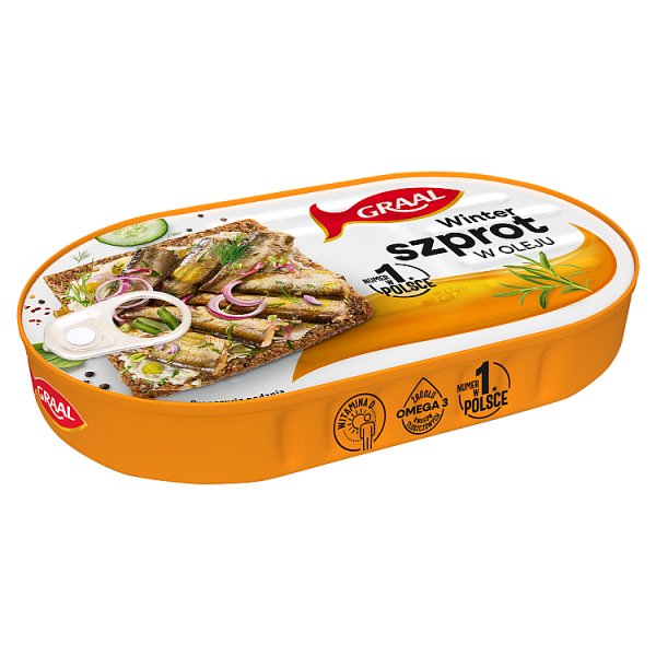 Graal Winter szprot w oleju 170 g