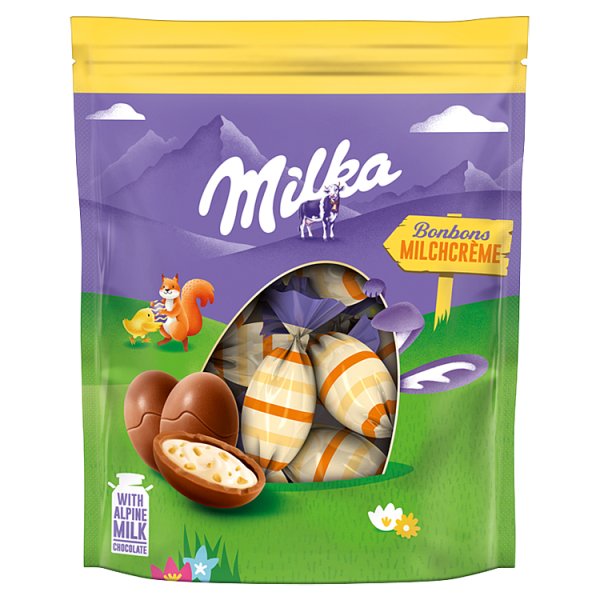 Milka czekolada mleczna z nadzieniem mlecznym Praliny sezonowe 26 x 86 0 g
