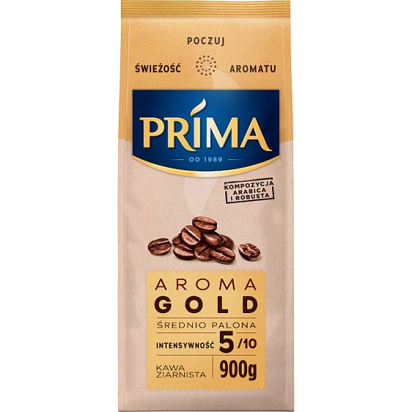 Prima Aroma Gold Kawa ziarnista 900 g