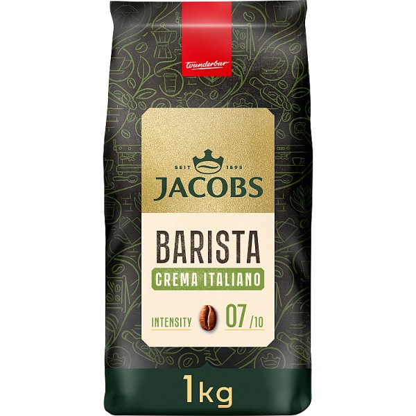 Jacobs Barista Crema Italiano Kawa ziarnista palona 1000 g