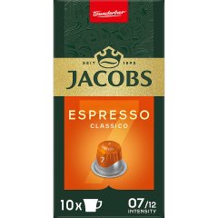 Jacobs Espresso Classico Kawa mielona w kapsułkach 52 g (10 sztuk)