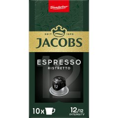 Jacobs Espresso Ristretto Kawa mielona w kapsułkach 52 g (10 sztuk)