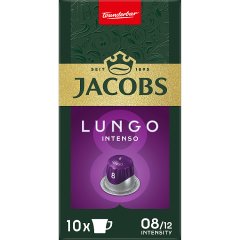 Jacobs Lungo Intenso Kawa mielona w kapsułkach 52 g (10 sztuk)