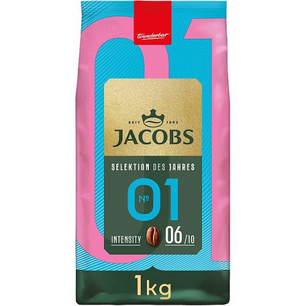 Jacobs No 1 Kawa ziarnista palona 1000 g