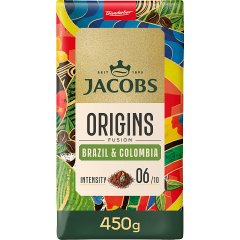 Jacobs Origins Fusion Brazil & Colombia Kawa mielona 450 g