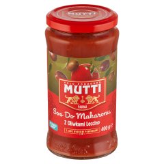 Mutti Sos do makaronu z oliwkami leccino 400 g