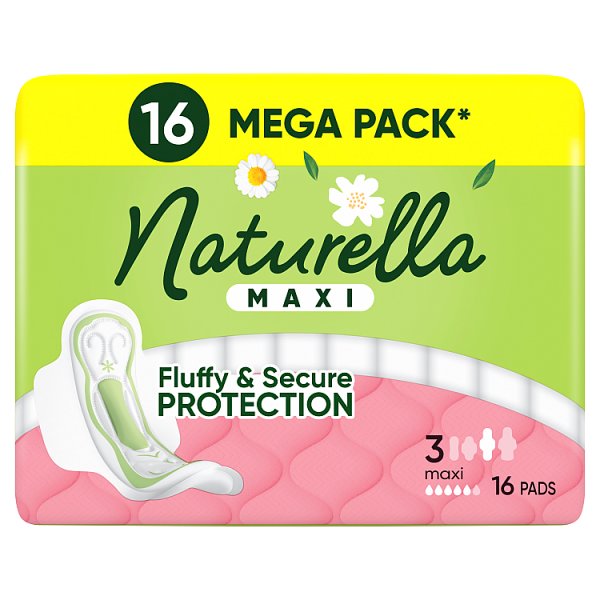 Naturella Maxi Podpaski Normal Ze Skrzydełkami, rozmiar 3, 16