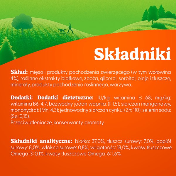 Friskies Picnic Uzupełniająca karma dla dorosłych psów z wołowiną 42 g (5 sztuk)