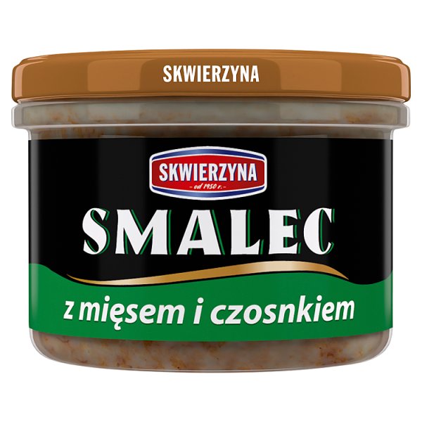 Skwierzyna Smalec z mięsem i czosnkiem 160 g