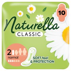 Naturella Classic Normal rozmiar 2 Podpaski ze skrzydełkami, × 10