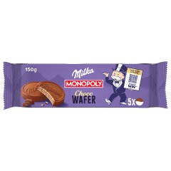 Milka Choco Wafer Wafelek z kremem kakaowym oblany czekoladą mleczną 150 g (5 x 30 g)
