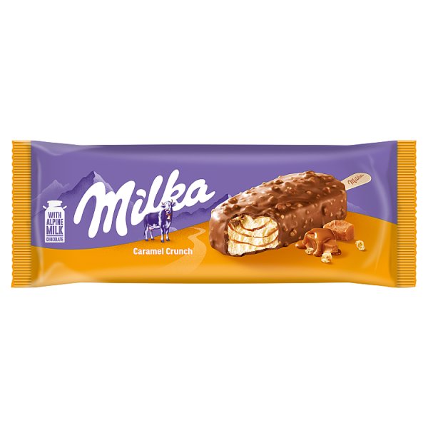 Milka Lody o smaku waniliowym z sosem karmelowym 90 ml