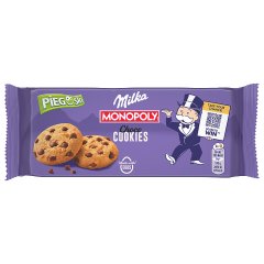 Milka Pieguski Choco Cookies Ciasteczka z kawałkami czekolady mlecznej 135 g