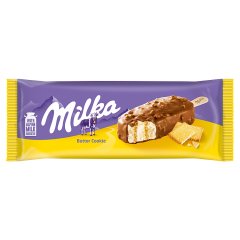 Milka Lody o smaku maślano-waniliowym z nadzieniem z ciasteczkami maślanymi 90 ml