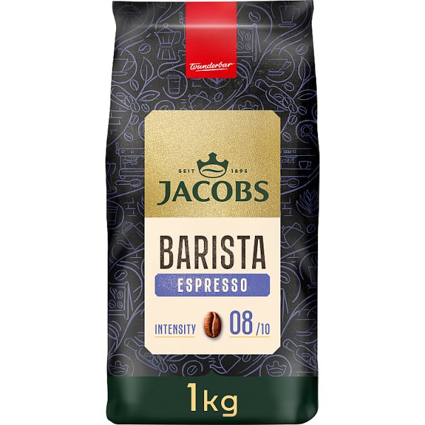 Jacobs Barista Espresso Kawa ziarnista palona 1 kg